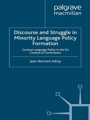 cover image of Discourse and Struggle in Minority Language Policy Formation